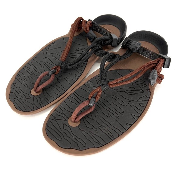 Xero Shoes - Xero Aqua Cloud Sandals Barefoot Minimalist Black Brown Size Men's 5 Women's 6